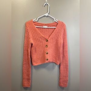 EXCELLENT condition! SO long sleeve button down sweater. Size XS.
